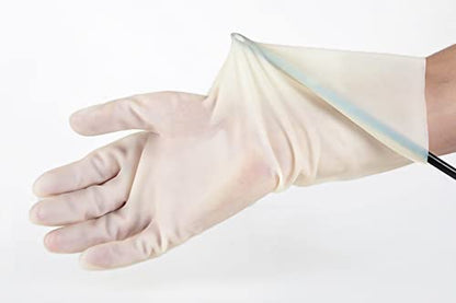 Cleaning Gloves Dishwashing Kitchen Gloves Reusable Rubber 1 Pairs White, Medium - size: Medium