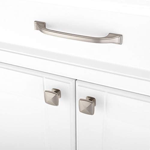 KOOFIZO 10 Pack 5 in Brushed Nickel Cabinet Pulls, Drawer Handles 1958 - color: Brushed Nickel, size: 5" CC