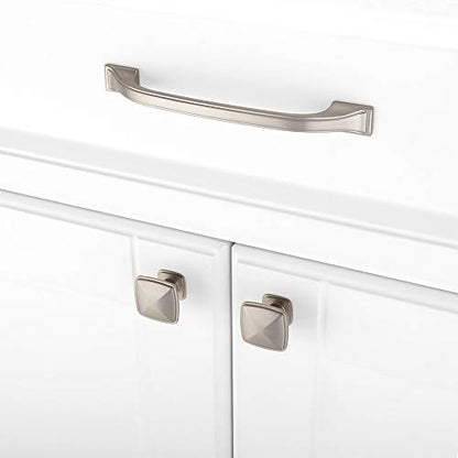 KOOFIZO 10 Pack 5 in Brushed Nickel Cabinet Pulls, Drawer Handles 1958 - color: Brushed Nickel, size: 5" CC