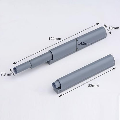 LIANXUE Push to Open DoorLatch Heavy Duty Cabinet Push Latchs for Doors Drawer Push Latchs Cabinet TouchLatch Plastic