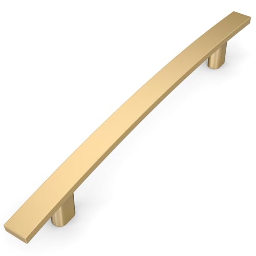 Amerdeco 10 Pack Champagne Bronze Cabinet Pulls - 5 Inch(128mm) Hole Center Cabinet Hardware for Bathroom and Kitchen Drawer Pulls ZH0003 - color: Champagne Bronze, size: 5"/128MM Hole Center
