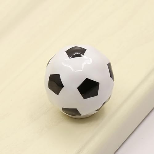 5Pcs Kids Sports Ball Knobs - Cute Ceramic Knobs for Children's Room Nursery Furniture Drawer knobs Lovely Cabinet Drawer knob for Kids, with Screws (Ball) - color: Ball