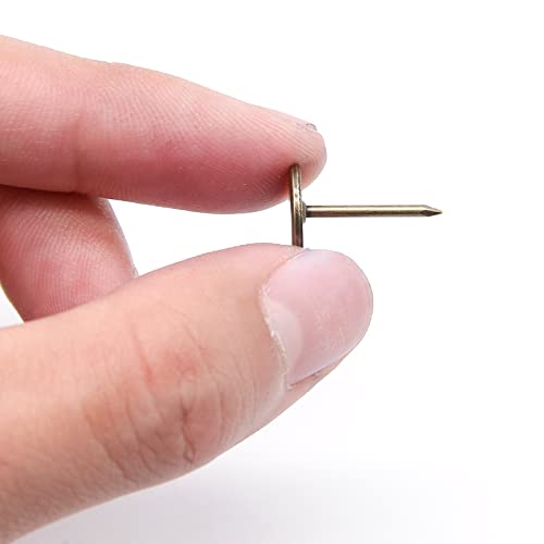 Piutouyar Bronze Flat Head Upholstery Tacks, 100 Pcs, 11mm x 17mm - size: style4
