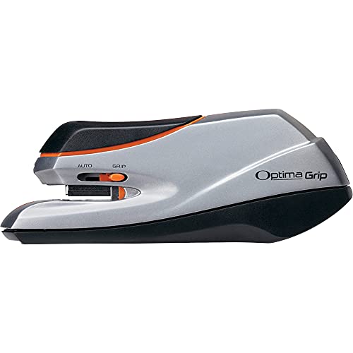 Swingline Electric Stapler, 20 Sheet Capacity, Optima 20, Jam Free, Compact, Automatic or Manual, Plug in or Battery, Orange and Gray (48207) (Pack of 3) - size: 20 Sheet, style: Half Strip (Compact) (Pack of 3)