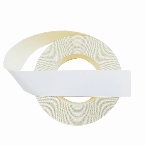 White Edge Banding Tape Not Melamine PVC,1-1/2 inch x26ft UV Painted,Pre-glued Iron On Wood Veneer Roll,Real Wood Edging Band Strips with Hot Melt Adhesive for Cabinet Plywood Furniture