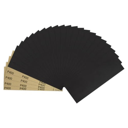 Sandpaper 400 Grit 25 Sheets, Wet Dry Sand Paper 9 x 3.6 Inch - style: 400 Grits