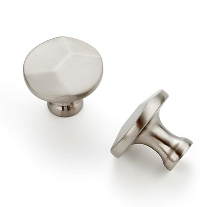 Ravinte Brushed Nickel Round Cabinet Hardware Knobs,Zinc Knobs,25 Pack - color: Brushed Nickel