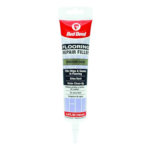 Red Devil 056050 Flooring Repair Filler, 5 oz., Medium Gray, 1 Pack - color: Medium Gray, size: Pack of 1