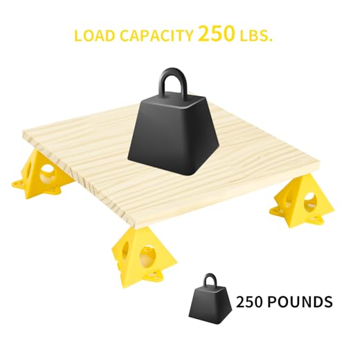 FDKJEJC 36 Painters PyramidStands - Paint Triangle Stands，Paint Stands for Painting，Mini Cone Paint Stands for Cabinet and Door Risers Support (36) - size: 36
