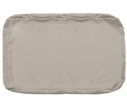 FLYMEI Patio Cushion Covers 28x13x4, Beige, 1Packs - color: Beige, size: 28x13x4-1Packs-Cover Only