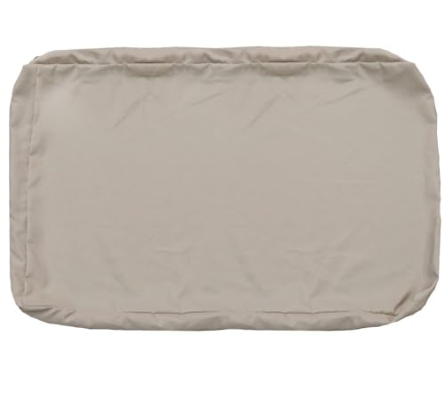 FLYMEI Patio Cushion Covers 48x24x5, Beige, 1Packs - color: Beige, size: 48x24x5-1Packs-Cover Only
