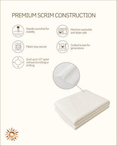 The Warm Company - Warm & Natural Cotton Quilt Batting – Craft Size 34" x 45" – Premium Quilt & Craft Batting for Sewing & Quilting Projects - size: 34" x 45" Batt