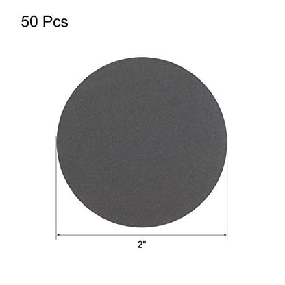 uxcell 2-Inch Hook and Loop Sanding Disc Wet/Dry Silicon Carbide 1000 Grit 50 Pcs - size: 1000 Grit