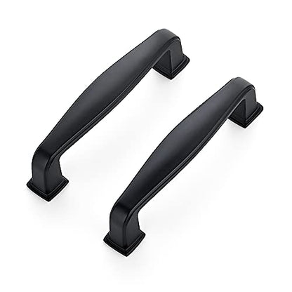 Ravinte Matte Black Cabinet Handles Solid Cabinet Pulls, 3 Inch CC, 30 Pack - color: Black