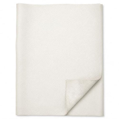 REED Leather HIDES - Cow Skins (8 inches X 11 Inches, White) - color: White, size: 0.6 Square Foot