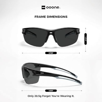 ANSI Z87+ Safety Glasses, Anti-Fog Lightweight Protective Eyewear - color: Smoke