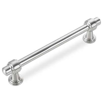 Brushed Nickel Kitchen Cabinet Pulls 5 Inch 10 Pack - color: Brushed Nickel, size: 5" Hole Center(128mm)