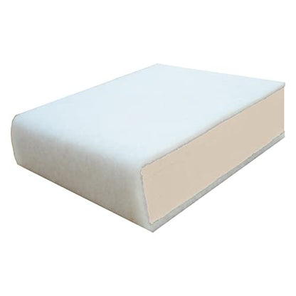 AK TRADING CO. 24" W x 24" L Upholstery Foam Cushion High Density (Chair Cushion Square Foam for Dinning Chairs, Wheelchair Seat Cushion Replacement) with Batting/Dacron Wrap. - size: 1" H x 24" W x 24" L