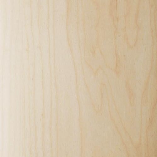 Edge Supply Maple 24 x 48-inch Flat Cut, 3M Peel and Stick Wood Veneer Sheet – Self-Adhesive Wood Veneer, A Grade, Smooth-Finished – Versatile for Furniture Restoration, Cabinetry & DIY Use - color: Maple, size: 24” x 48”