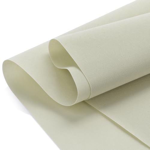 Waterproof Canvas Fabric by The Yard 600D Upholstery Outdoor Fabric 58" W - color: Pearl