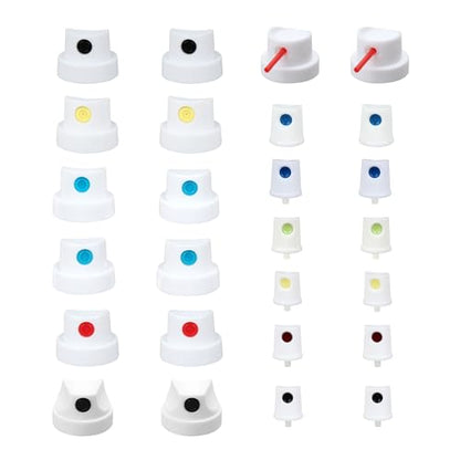 Universal Spray Paint Caps for different spray cans Nozzle Tips-26 pcs - color: pz-26