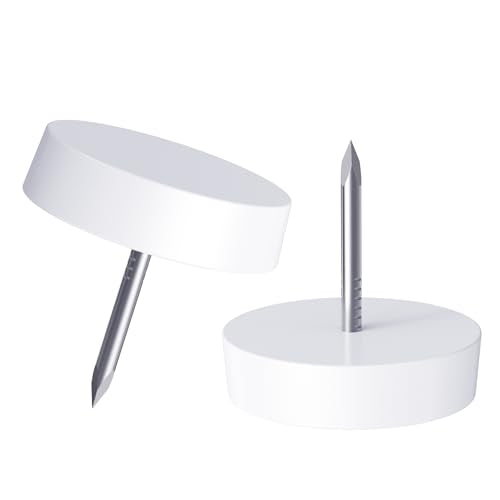 25 Pcs Furniture Glide Nails, 16x5mm, Flat Bottom, Nylon - size: Φ18×5mm