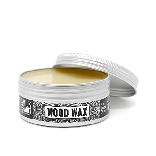 Real Milk Paint, Wood Wax for Finishing, Unfinished Furniture, Cutting Boards, Butcher Blocks, Food Grade, Vegan, 4 oz - size: 4 Ounce (Pack of 1)