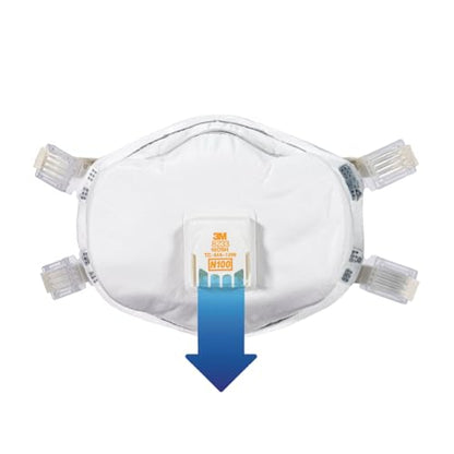 3M Lead Paint Removal Valved Respirator, 1-Pack