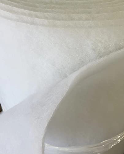 Galaxy Supply Inc. Upholstery Grade Bonded Dacron Polyester Batting, 1/2'' x30''x 1 Yard. Please Note: 1/2'' Thickness Before The Vacuum Handing, White, P8S-1YD