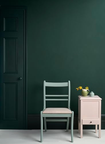 Annie Sloan Satin Paint (Knightsbridge Green, 25 Fl Oz/750 mL). Soft sheen for interior wood and metal. Self-leveling, all-in-one paint with no wax or lacquer required. - color: Knightsbridge Green