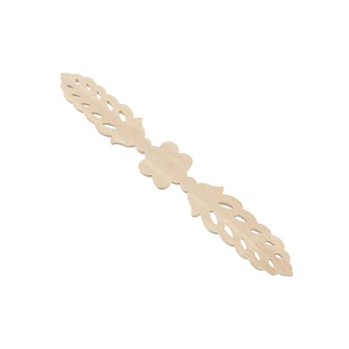 Wood Carved Onlays Appliques (Style9,4 pcs) - style: Style9,4 pcs