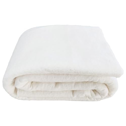 Vuwuma LENAILIN 108 x 96 Inch Natural Cotton Quilt Batting, King - size: 108" x 96"