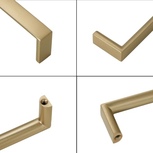 Champagne Bronze Kitchen Cabinet Pulls 3 Inch 10 Pack - color: Champagne Bronze, size: 3'' Hole Center(76mm)