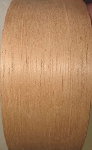 Mahogany wood veneer edgebanding 1-1/4″ x 120″ roll preglued adhesive 1.25″