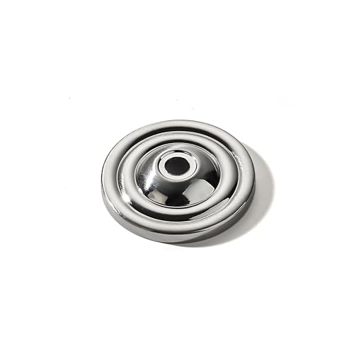 khtumeware 10 Pack 1.5 Inch Brushed Satin Nickel Backplate for Cabinet Knobs Cabinet Hardware Knob Backplate/Back Plate. - color: Brushed Satin Nickel