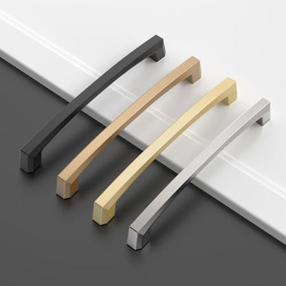 Asidrama 10 Pack 6 inch Champagne Bronze Kitchen Cabinet Handles - color: Champagne Bronze, size: 6" Hole Center(152mm)