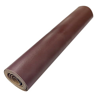 HYANG Smooth Solid Color SaddleBrown Faux Leather Sheets 1 Rolls 12"X53" (30cmX135cm),Faux Leather is Great for, Bows,Earrings Handmade DIY Craft Projects Making - color: Saddlebrown