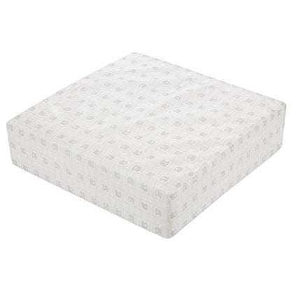 Classic Accessories Ravenna Water-Resistant 23 x 23 x 5 Inch Square Patio Seat Cushion Slip Cover & Foam, Spice, Lounge Chair Cushion - color: Spice, size: 23"W x 23"D x 5"Thick