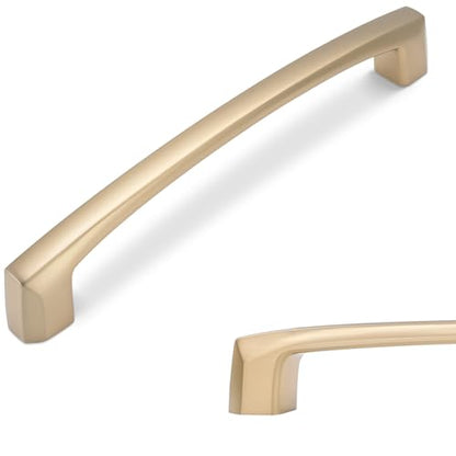 10 Pack 5 Inch Kitchen Cabinet Handles Champagne Bronze Cabinet Pulls Zinc Alloy Drawer Pulls Kitchen Hardware - color: Champagne Bronze, size: 5'' Hole Center(128mm)