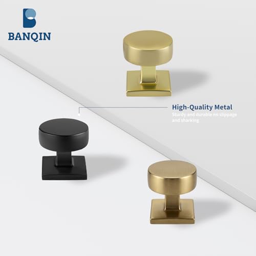 15 Pack Black Cabinet Knobs for Cabinets Drawers Knobs for Kitchen - color: Black