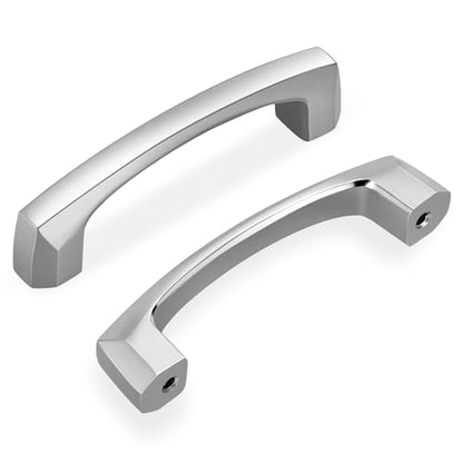 Lardmon 10 Pack 3 Inch(76mm) Hole Center Brushed Satin Nickel Modern Cabinet Pulls Solid Kitchen Cabinet Handles Hardware Bathroom Vanity Pulls Timeless Drawer Pulls Handles for Dresser - color: Brushed Satin Nickel, size: 3 Inch Hole Center, style: 10 Pa