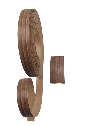 HGKJHFmelamine Edging Tape. pre Coated with hot melt Adhesive Flexible Veneer Edge Edging, Used for Cabinet and Furniture Maintenance (No16-Wood Grain Color, 1.81cm*20ft) - color: No16-Wood grain color, size: 1.81cm*20ft