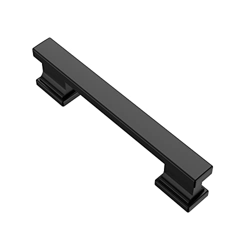 Alzassbg 3-3/4" Matte Black Cabinet Pulls 10 Pack, AL3061MB - color: Matte Black, size: 3-3/4" Hole Center