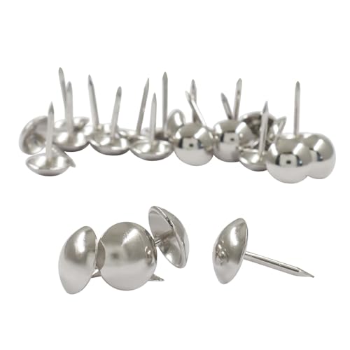 Upholstery Tacks for Furniture, Silver, 100Pcs - color: Silver