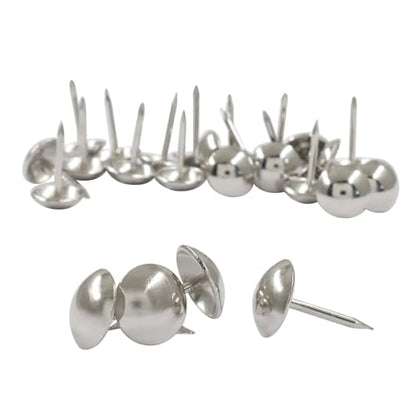 Upholstery Tacks for Furniture, Silver, 100Pcs - color: Silver