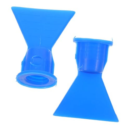 TIDTALEO 2pcs Flat Sealant Applicator Nozzle Tips Plastic Caulking Tool for Precise Sealant Application Doors and Easy to Clean and Reusable