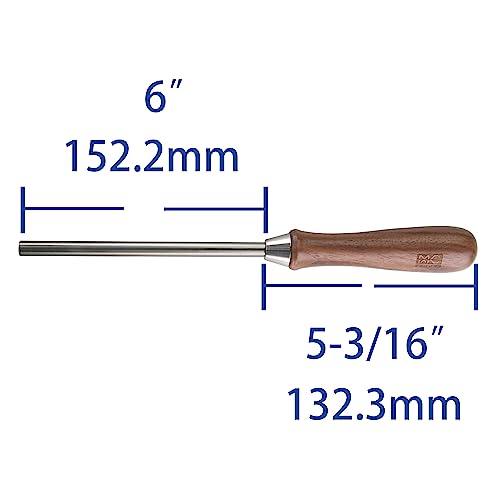 Cabinet Scraper Burnisher Tool with Beautiful Maple Handle High Speed Steel Rod - color: B-bn-1pc