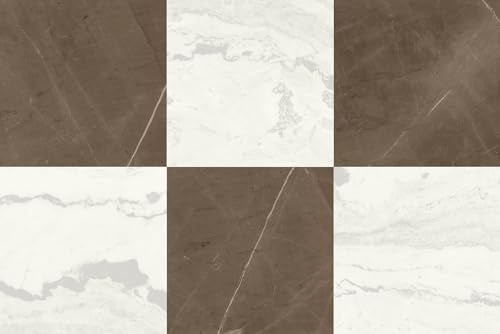 FloorPops x Chris Loves Julia Bonneville Bronze Peel and Stick Floor Tiles, FP6524 - color: Bronze