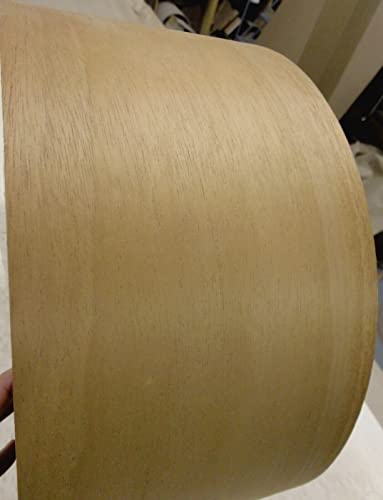 Mahogany wood veneer edgebanding 1-1/4″ x 120″ roll preglued adhesive 1.25″