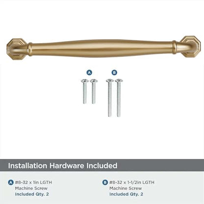 khtumeware 10 Pack 3 Inch(76mm) Brushed Gold Cabinet Pulls Matte Satin Gold Cabinet Handles Heavy Duty Solid Cabinet Hardware for Cupboard Drawer Pulls Dresser Handle - color: Brushed Gold, size: 3 inch Hole Center